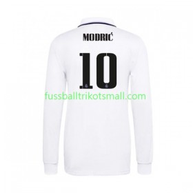 Fußballtrikots Real Madrid Modrić 10 2022-2023 Langarm Heimtrikotsatz kaufen